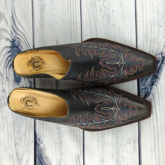 Charlie 1 Horse Mayela Slide By Lucchese Show Size 8 - Picture 3 of 11